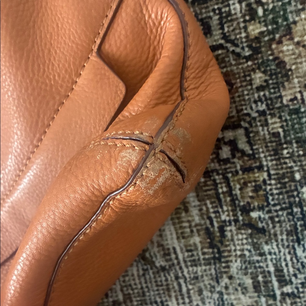Kate Spade Leather Tan/Brown/Camel Crossbody Bag - Picture 9 of 15